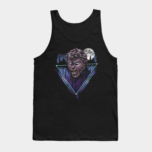 Rad Wolfman Tank Top by Vincent Trinidad Art